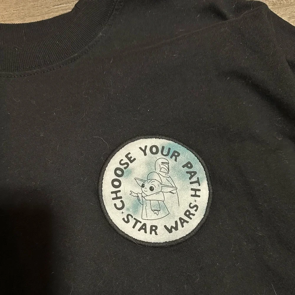 Disney Star Wars Grogu Choose Your Path Spirit Jersey L NWOT - Picture 4 of 5